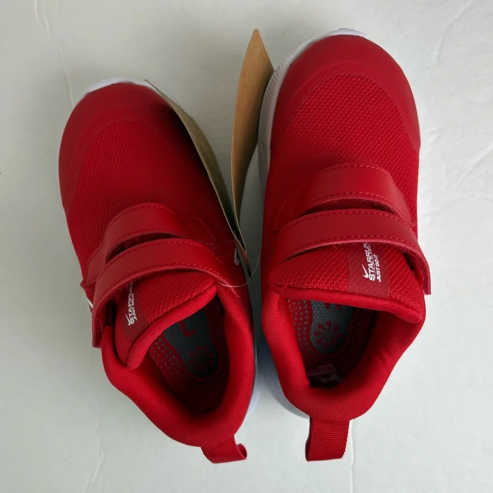 Nike Star Runner 3 (TDV) Red /Gray Toddler Boy's Sz 9